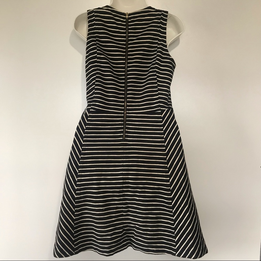 J. Crew Size 4 Dress Striped Sheath Stretch Knit - Picture 5 of 8
